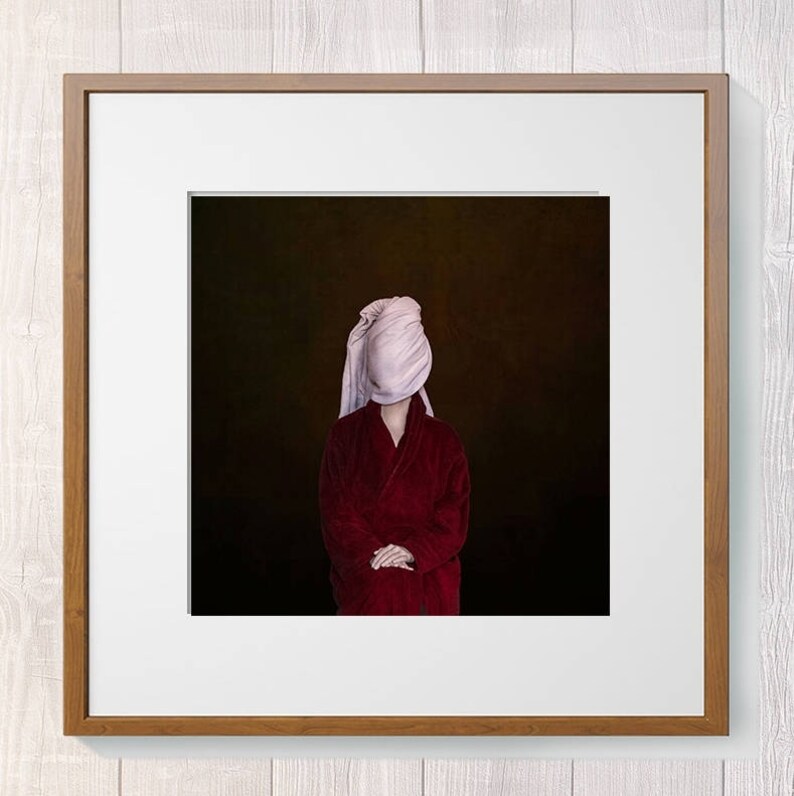 Classic portrait photo renaissance portrait photography minimal print Surreal photography art print, traditional woman portrait fine art image 5