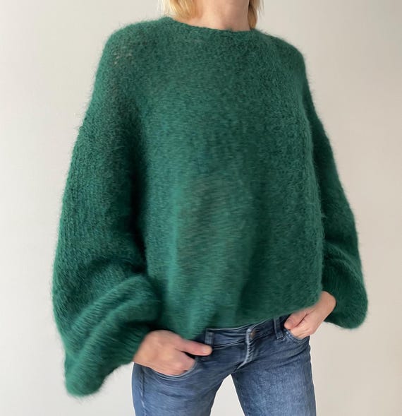 BABY SURI ALPACA SHEER KNIT P/O #LIGHT GREEN [A24AP03AK]