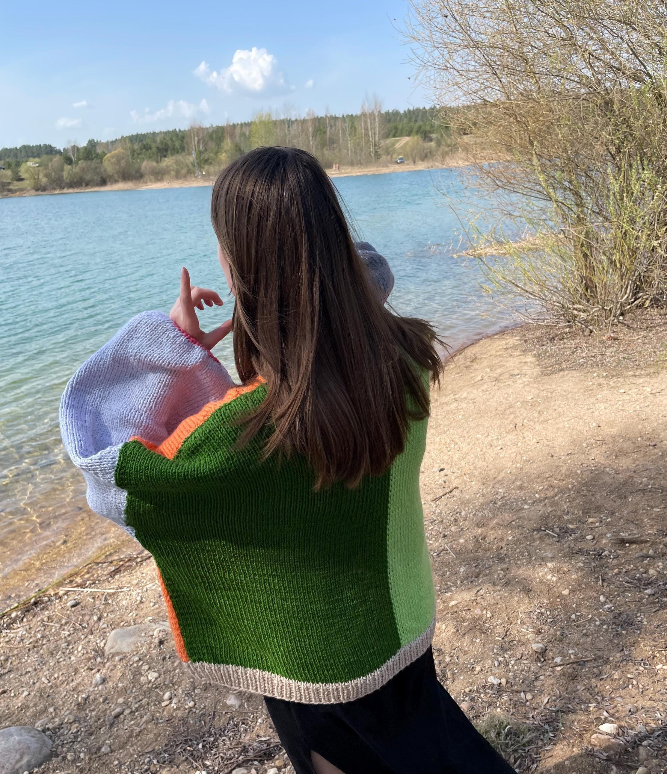 Chunky Cardigan Hand Knit Oversized Cardigan Knitted
