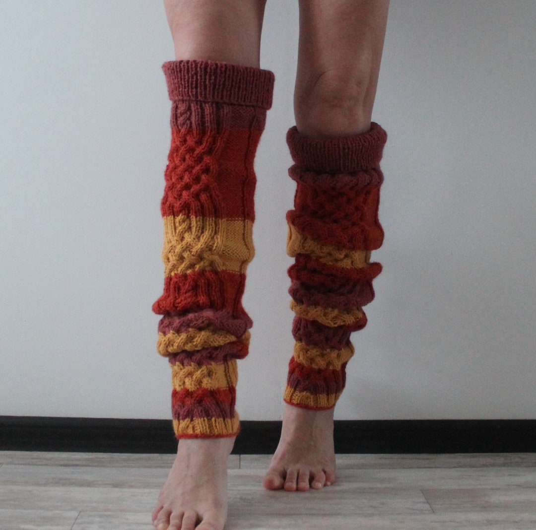 Thigh High Leg Warmers Wool Leg Warmers Handmade Knee Warmers Etsy
