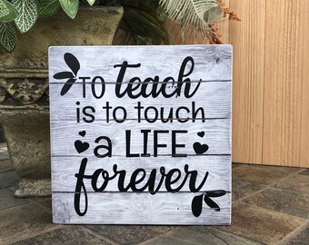 Download Teacher quote | Etsy
