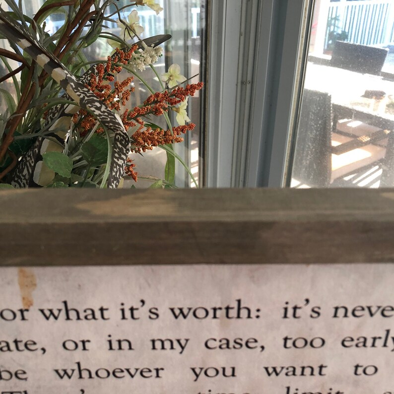 For What It's Worth Benjamin Button Quote F Scott Etsy