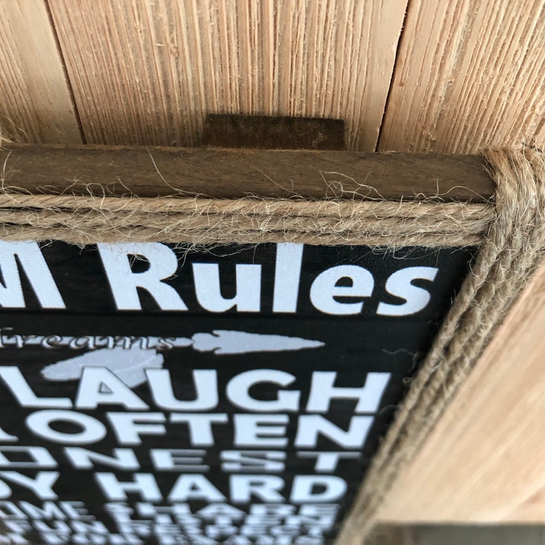 Dorm Room Rules Wall Art Inspirational College Dorm Decor Etsy