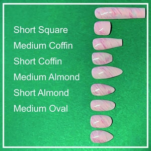 Modern Minimalist style nail Reusable press on nails Stiletto Oval Almond Square Coffin Balerina Long Medium Short Pressons Custom image 10