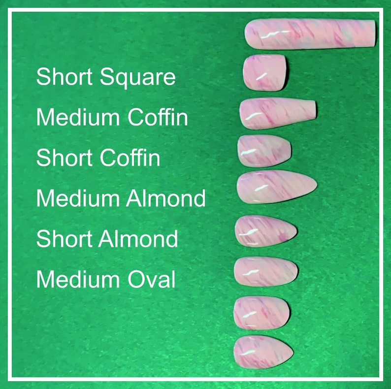 Modern Minimalist style nail Reusable press on nails Stiletto Oval Almond Square Coffin Balerina Long Medium Short Pressons Custom image 7