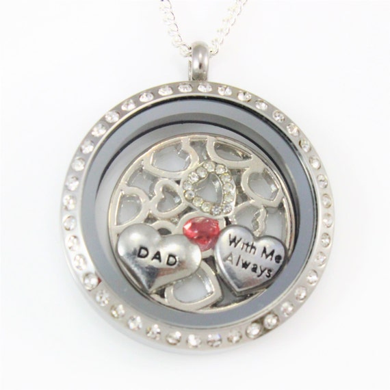 memorial necklace for dad with picture