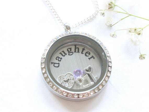 18th 21st 30th Happy Birthday Locket Gift keyring mum Daughter Sister 11