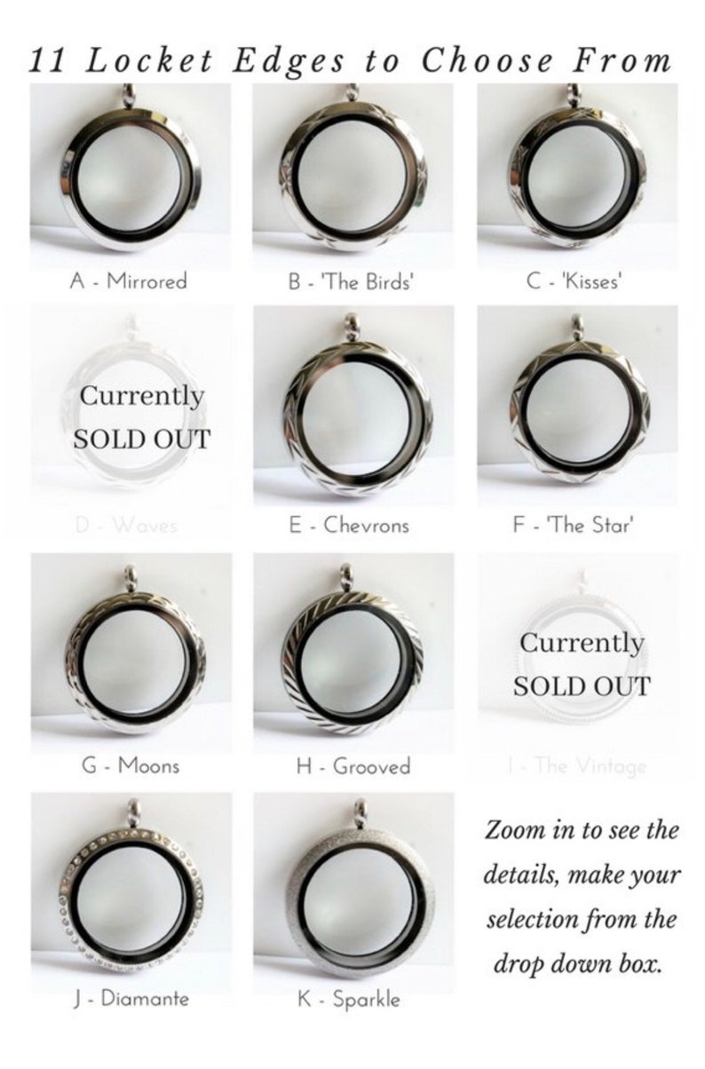 Floating Locket with Heart Charm on Gift Card Wedding Gift for the Bride from The Groom