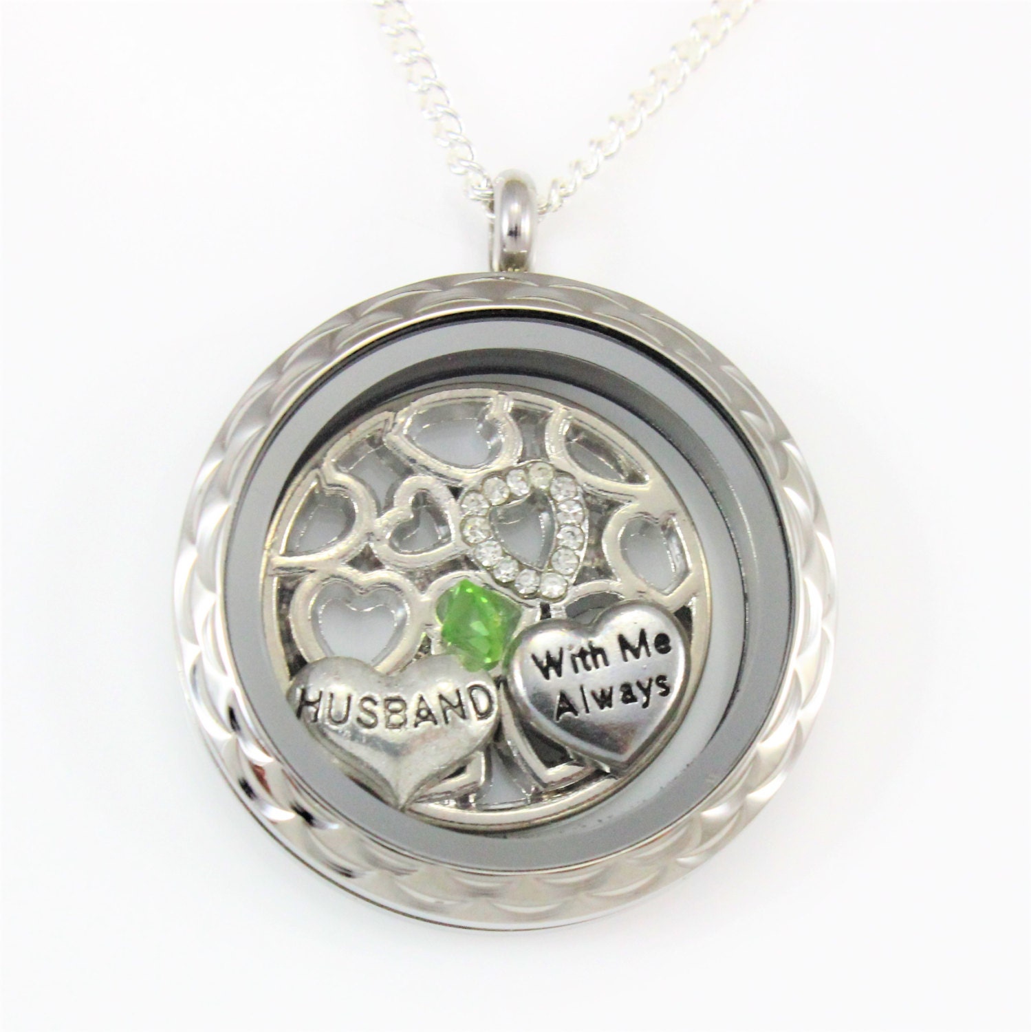 memorial jewelry for loss of husband