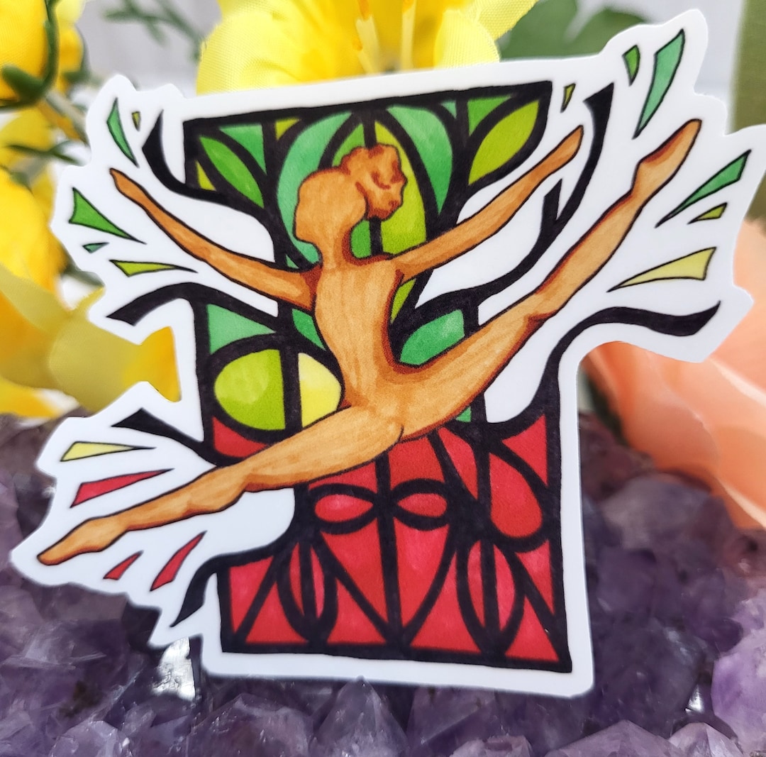 Breakthrough Sticker Breakthrough Dancer Ballet Vinyl Decal Water Resistant Art Sticker - Etsy