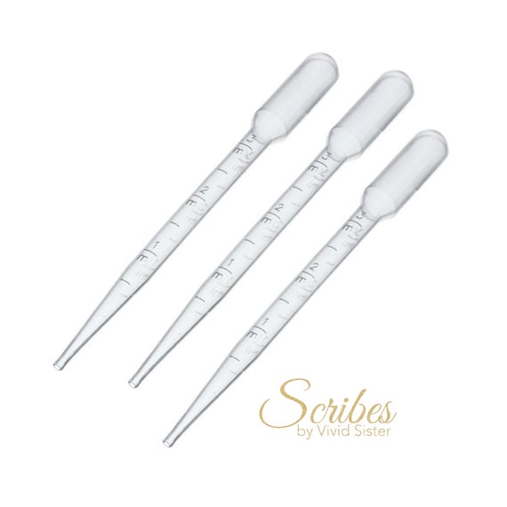 3ml Pipette Droppers. Set of 3 Etsy
