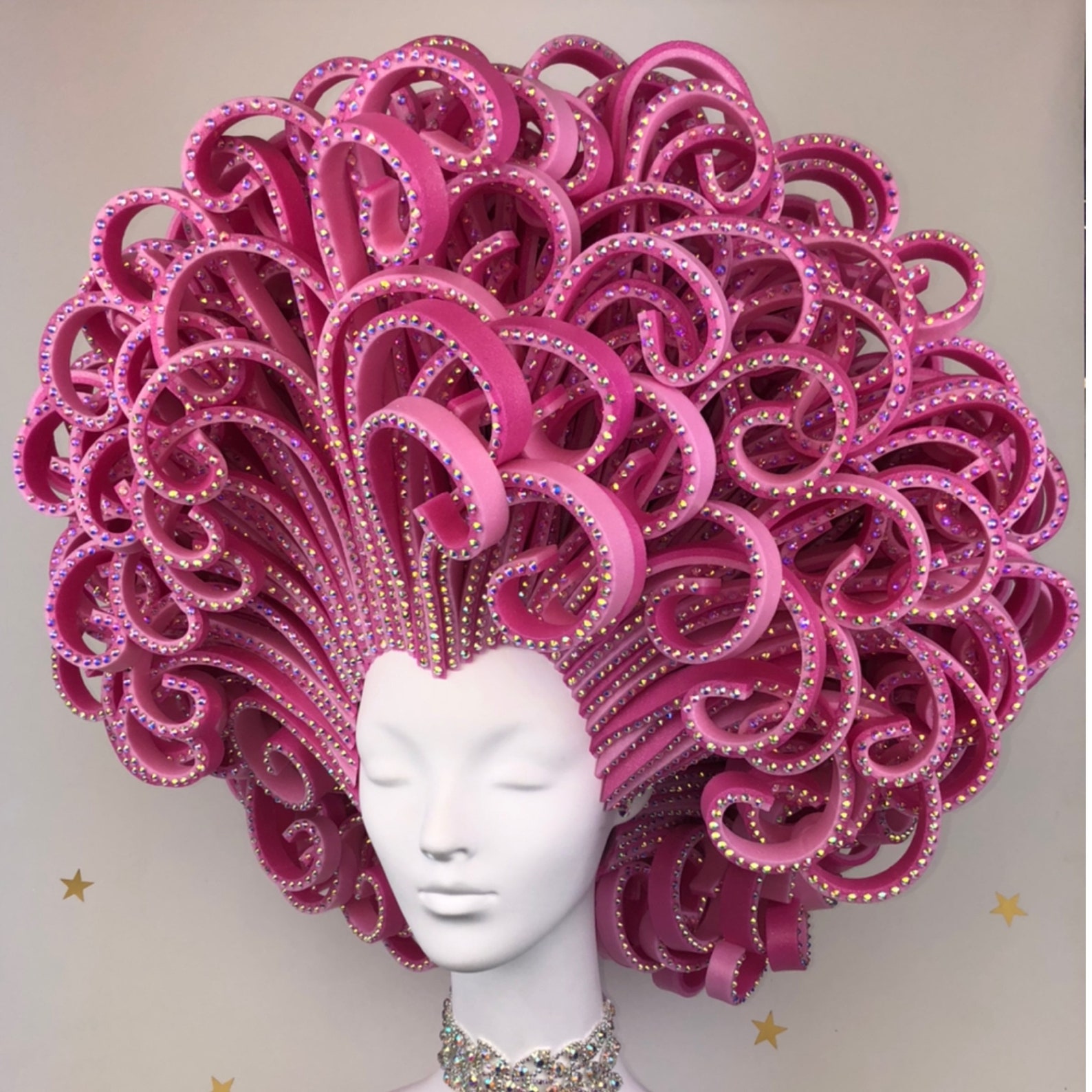 Foam wig XL diamond collection Etsy