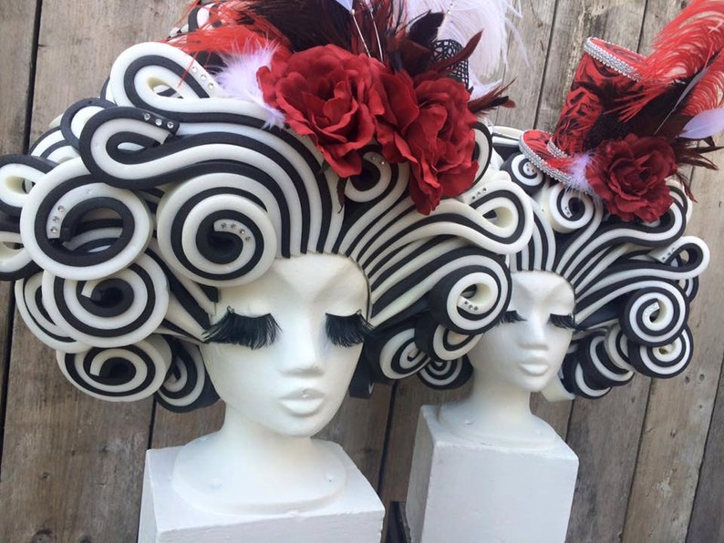 Foam wig special wig Etsy