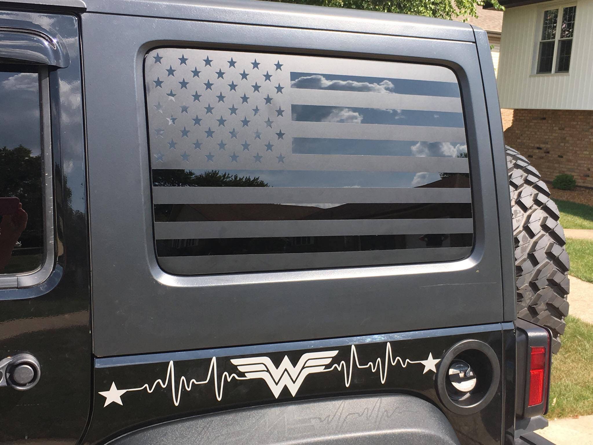 Flag Decals For Jeep Wrangler