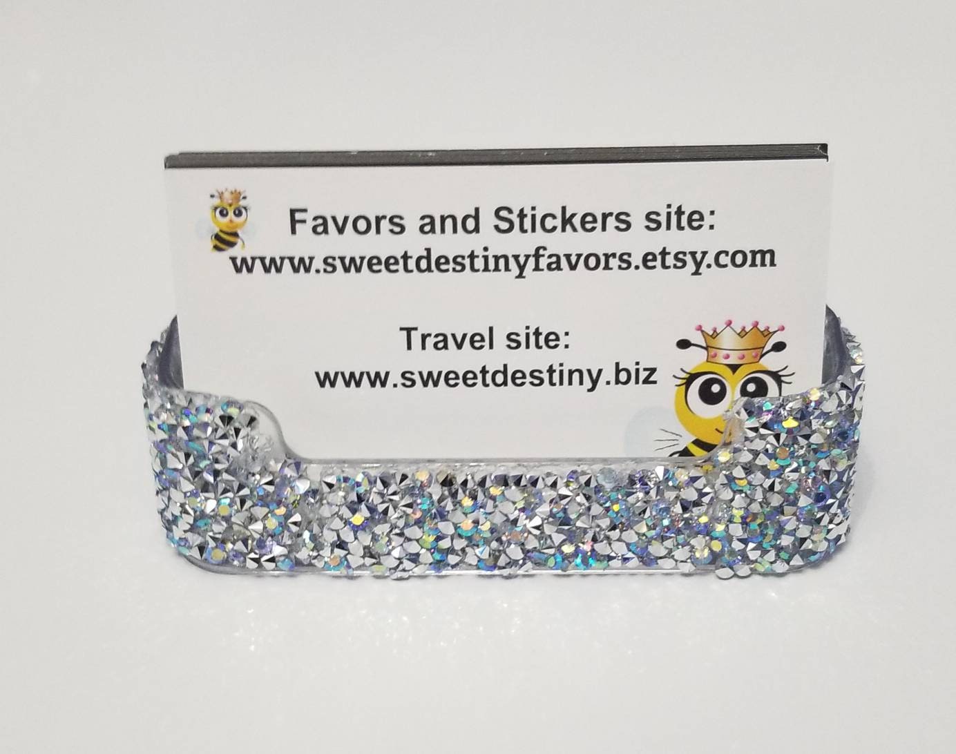 Crystal Bling Business Card Holder With FREE SHIPPING in a Etsy