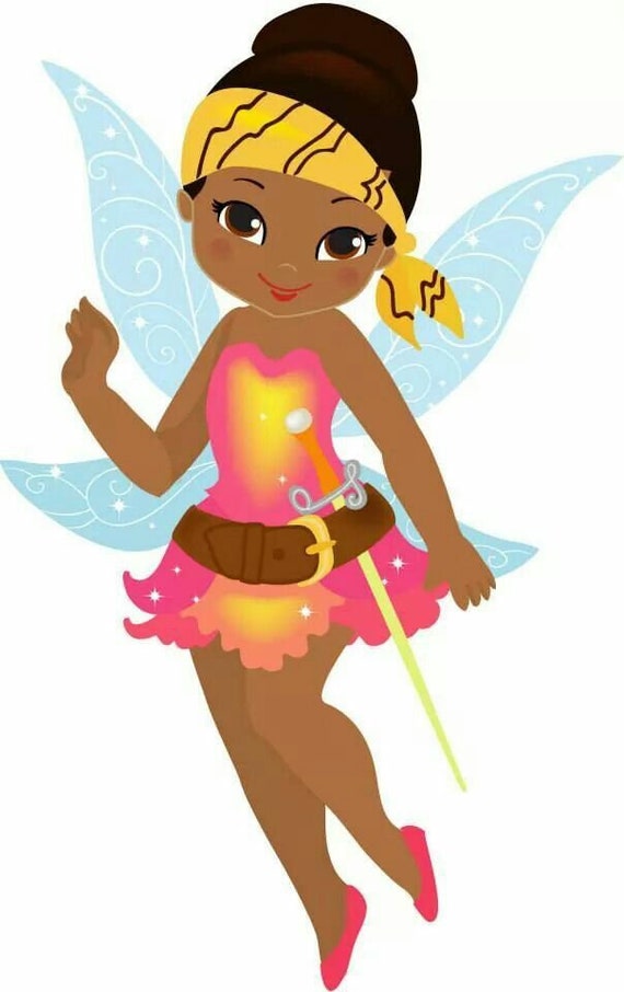 18 African American Fairy stickers for planners and | Etsy