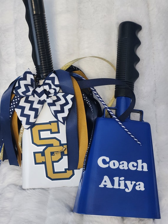 Sports Team Cowbell, Spirit Cowbell, Graduation, Football Cowbell and FREE SHIPPING