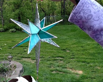 3D stained glass stars