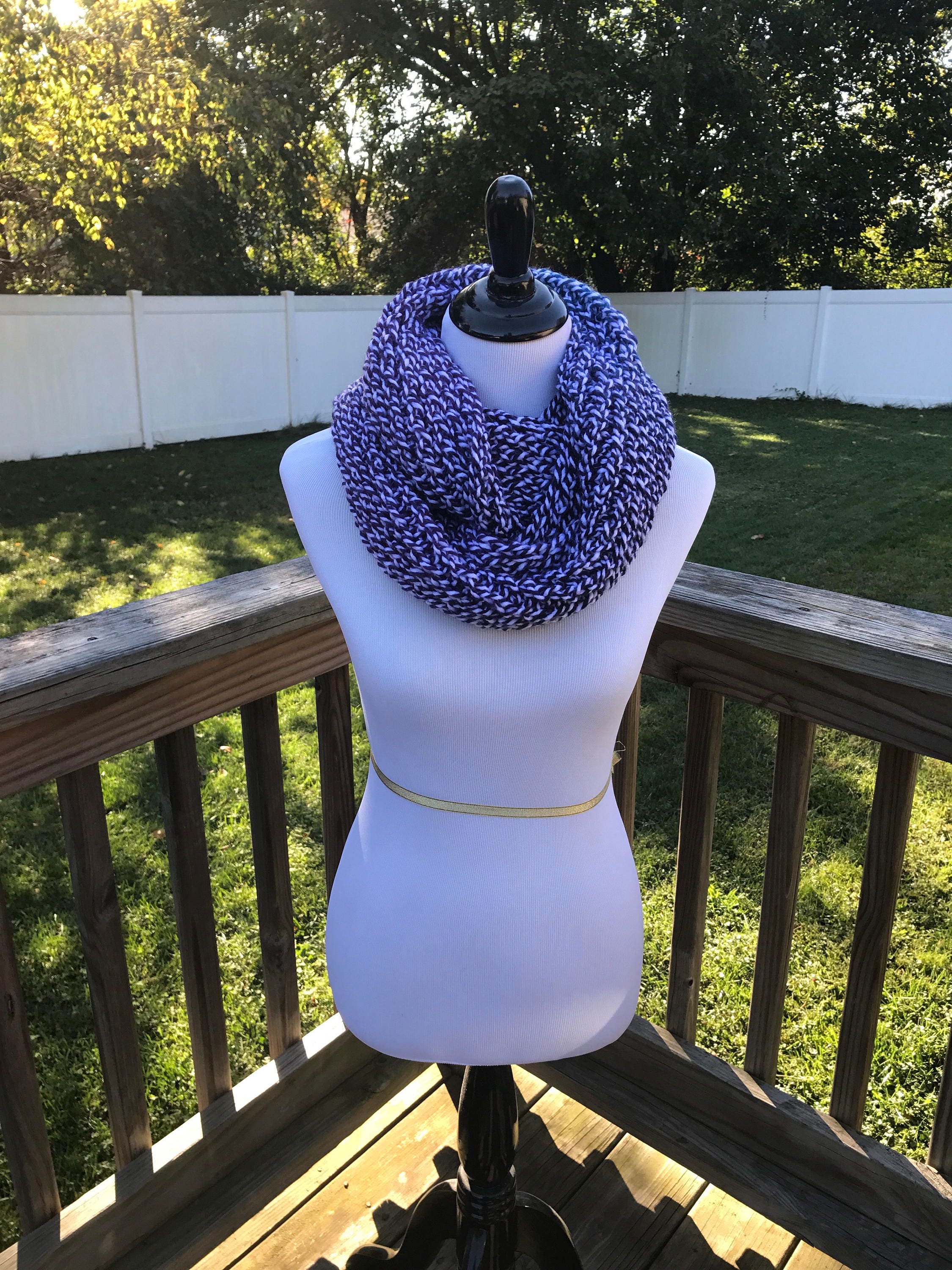 Super Soft Handmade Infinity Scarf - Etsy
