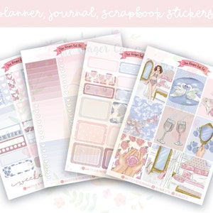 A la carte Ethereal Planner Sticker Kit, Vertical Planner, Journaling, Scrapbook Stickers