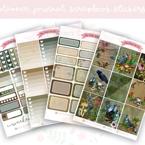 A la carte Alchemy Planner Sticker Kit, Vertical Planner, Journaling, Scrapbook Stickers
