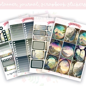 A la carte Fantasy Land Windows Sticker Kit | Planner Stickers | Whimsical Journal Deco | Magical Fantasy Bujo & Scrapbook Supplies