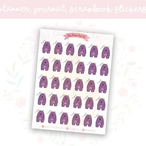 Max the Monster Is Sleepy Planner, Journaling, Scrapbook Stickers