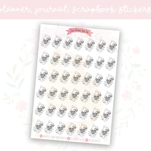 Cramps, Period Tracker, Menstruation Planner, Journal, Scrapbook Stickers