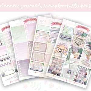 A la Carte Buch Nerd Planner Sticker Kit, vertikaler Planer, Journaling, Scrapbook Aufkleber