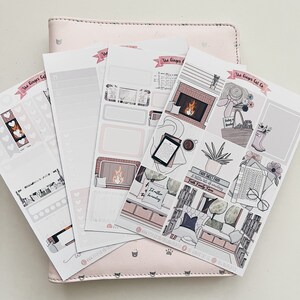 A la Carte Country Reading Planner Sticker Kit, vertikaler Planer, Journaling, Scrapbook Aufkleber