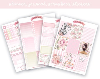A la carte Be-you-tiful Planner Sticker Kit, Vertical Planner, Journaling, Scrapbook Stickers
