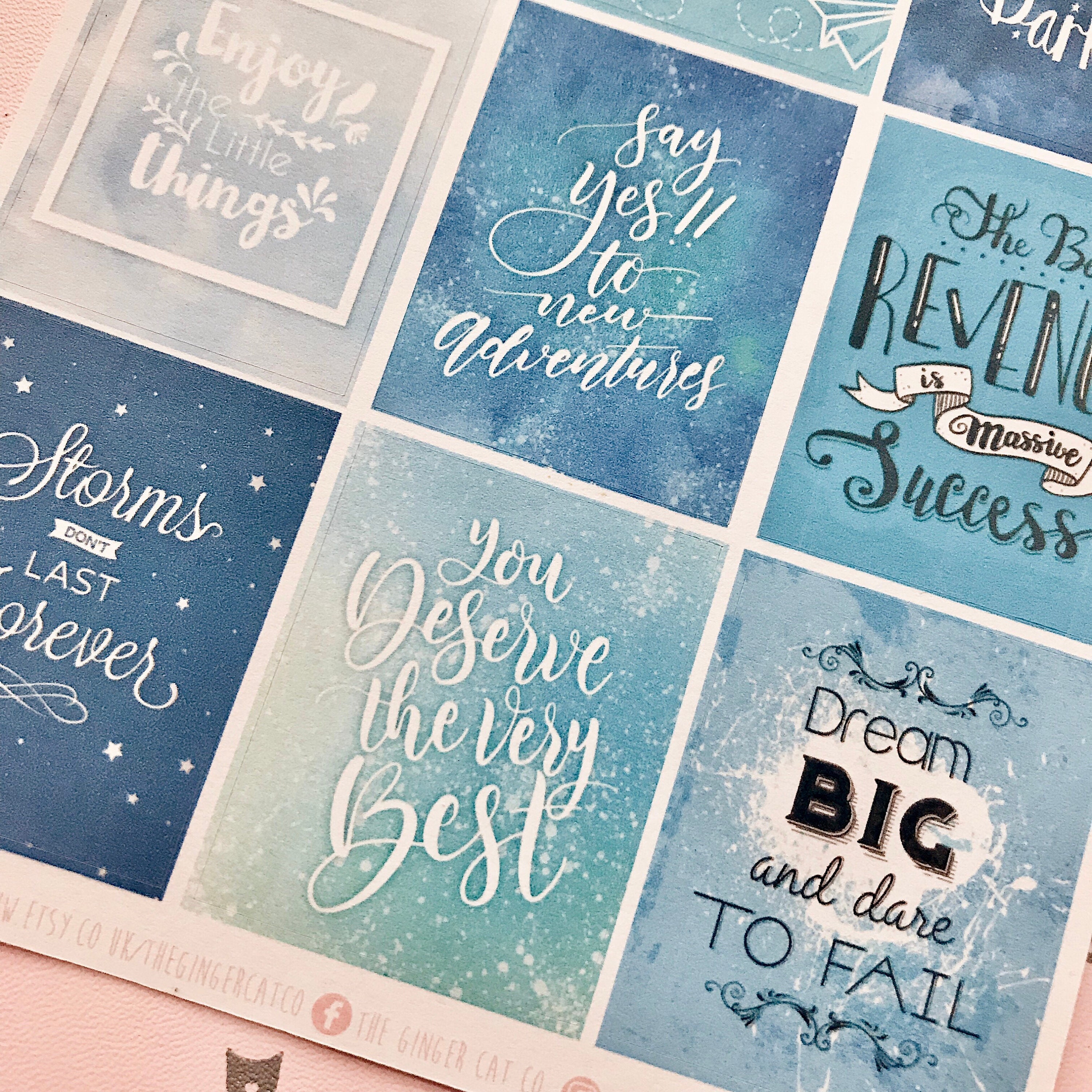 Quote & Journal Stickers – Creating & Co