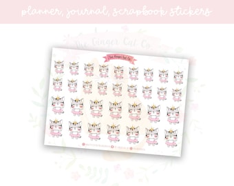 Princess Cat Planner Stickers