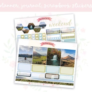 Wild Adventures Photo Planner Sticker Kit