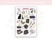 Witch's Home Decorative Planner, Journaling, Scrapbook Stickers 