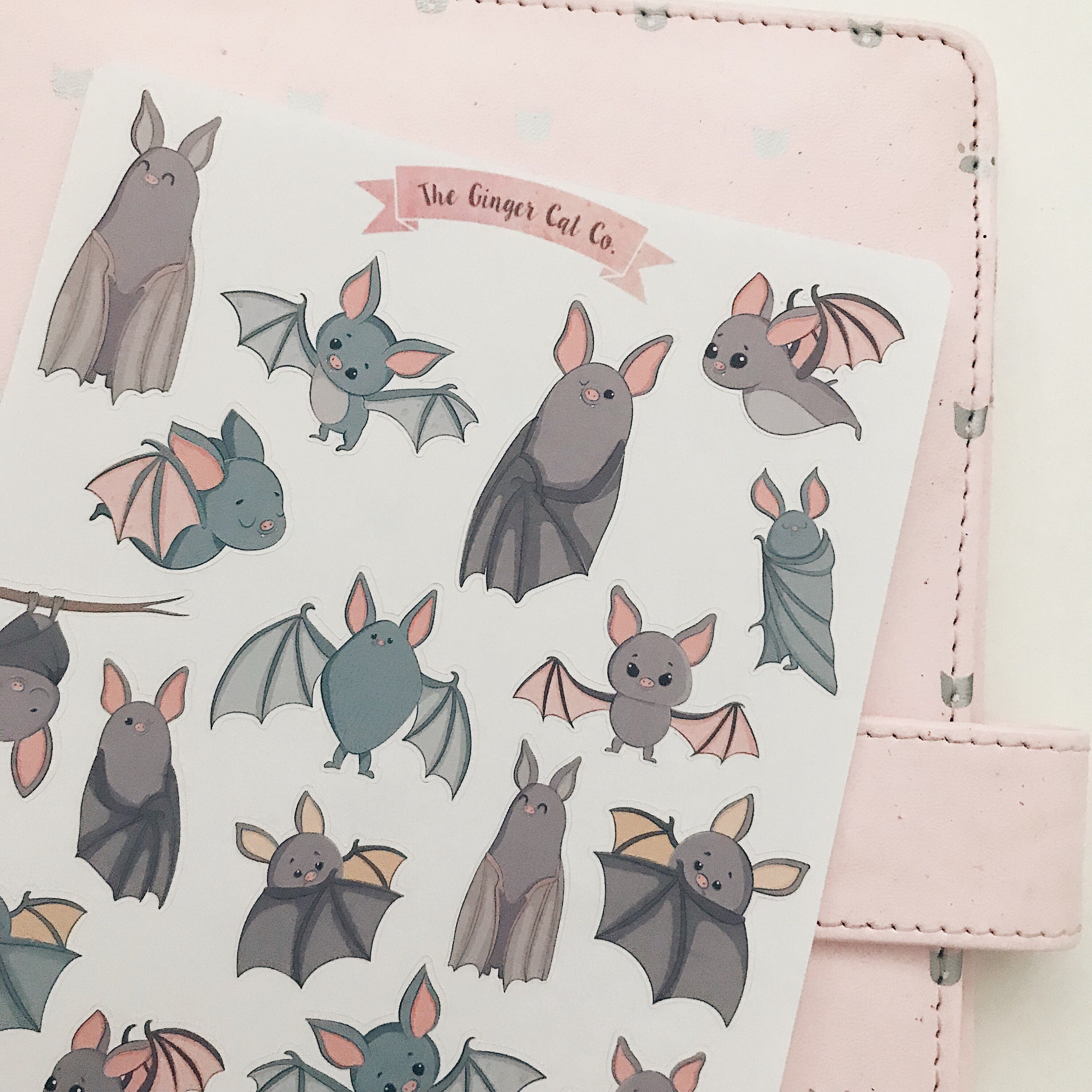 Cute Bats Planner Stickers | Decorative Journal Scrapbooking - Etsy