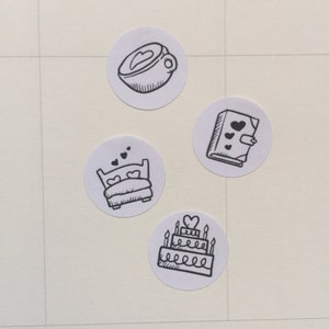 Sketchy Icon Decorative Planner, Journaling, Scrapbook Stickers image 3