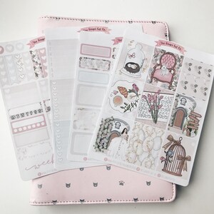 A la Carte verzauberte Ostern Planner Sticker Kit, vertikaler Planer, Journaling, Scrapbook Aufkleber