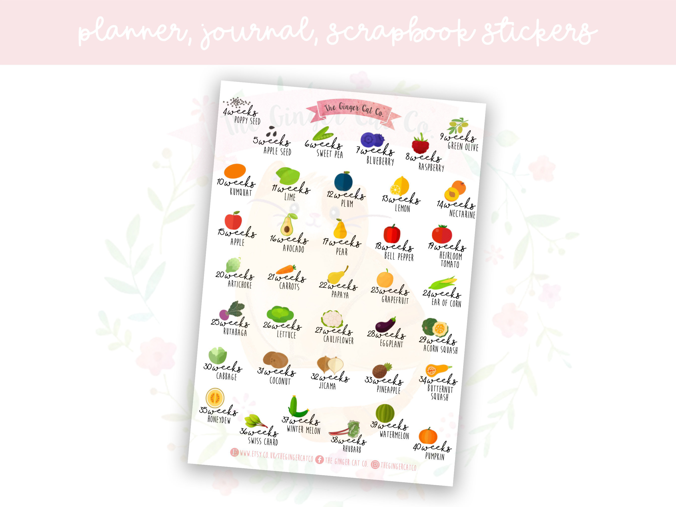 4Sheets/78pcs Baby Scrapbook Stickers for Photo Albums
