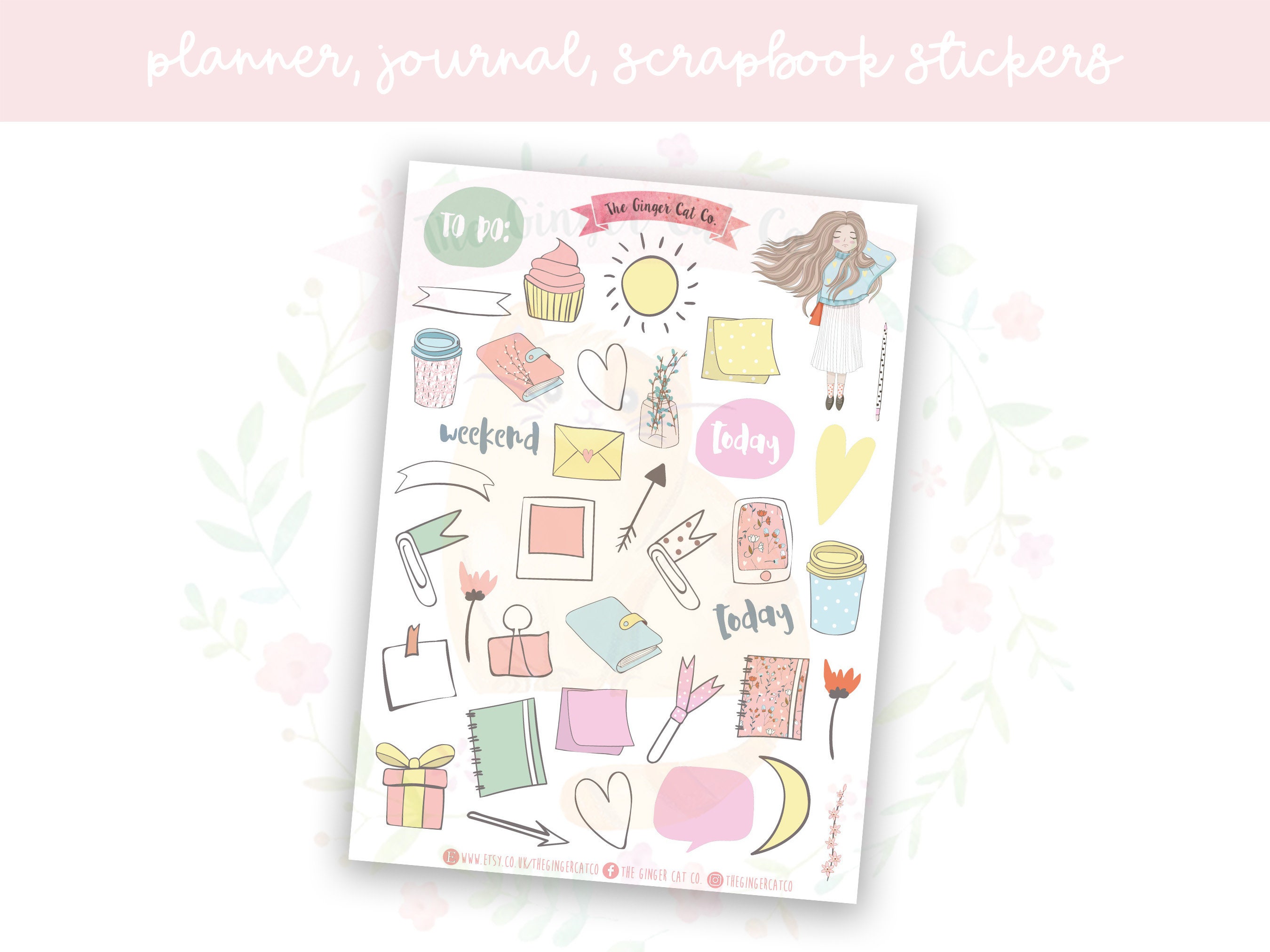  325Pcs Stickers Set Vintage Cartoon Girls Journal Stickers for  Planner DIY Crafts Embelishment Decoration Diary Stickers : Office Products
