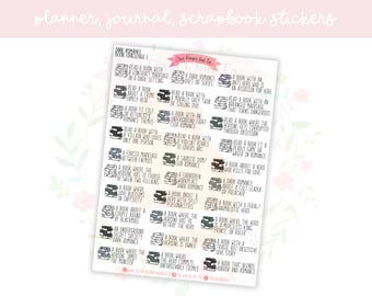 Dark Romance Reading Challenge Stickers Set 1 | Planner & Journal Stickers for Book Trackers | Reading Log Stickers | Bookish Stickers