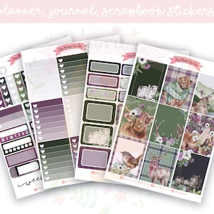 Schottland Planner Sticker Kit, vertikaler Planer, Journaling, Scrapbook Aufkleber