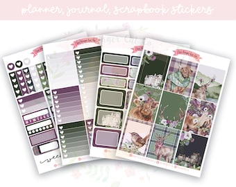 A la carte Scotland Planner, Journaling, Scrapbook Sticker Kit