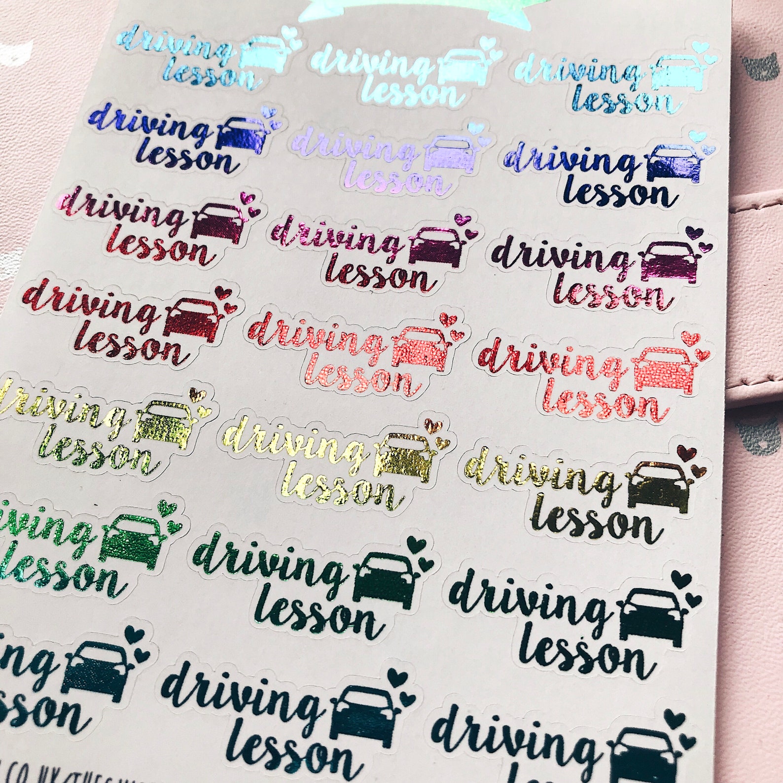 driving lesson planner