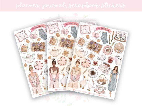 Wedding Decorative Planner, Journaling, Scrapbook Stickers 