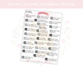 Spicy Romance Reading Challenge Stickers | Planner & Journal Stickers for Book Trackers | Reading Log Stickers | Bookish Stickers