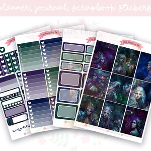 A la carte Sirens Planner Sticker Kit, Vertical Planner, Journaling, Scrapbook Stickers