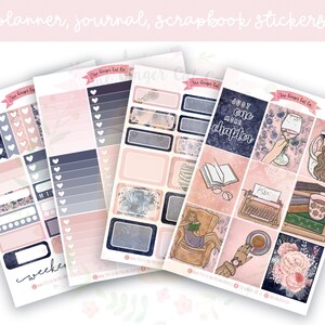A la Carte One More Kapitel Aufkleber Kit, vertikaler Planer, Journaling, Scrapbook Aufkleber