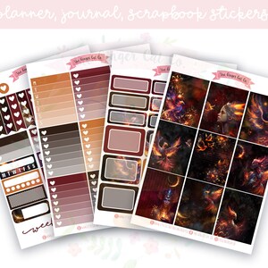 A la carte Pheonix Planner Sticker Kit, Vertical Planner, Journaling, Scrapbook Stickers