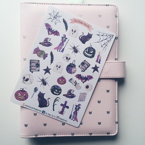 Halloween Witch Planner Stickers